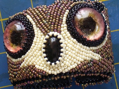 Beaded Owl Cuff!
