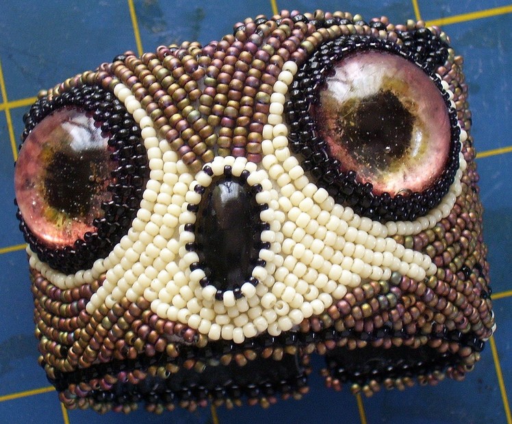 Beaded Owl Cuff!