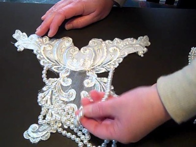 BRIDAL LACE and appliques for SALE, amazing fabric, heavily beaded!!