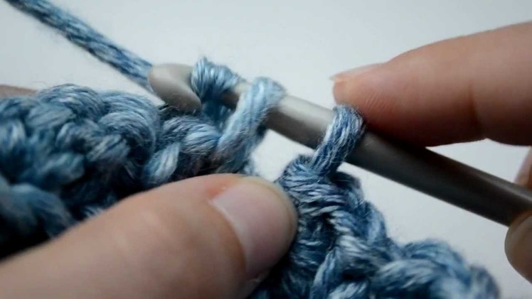 Crochet Lessons - How to work the Wattle Stitch - Part 1
