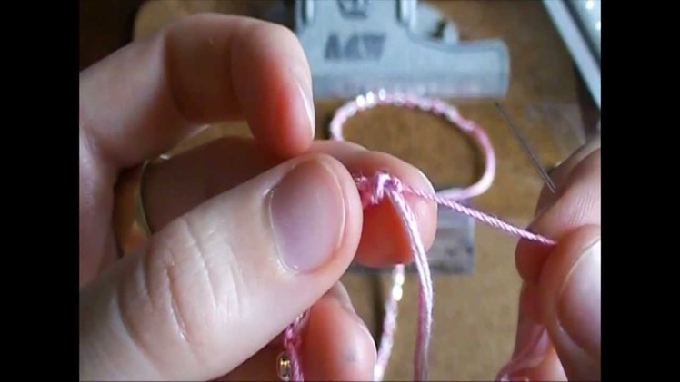 DIY Alternating Beaded Square-Knot: Micro-Macrame Wrap Bracelet