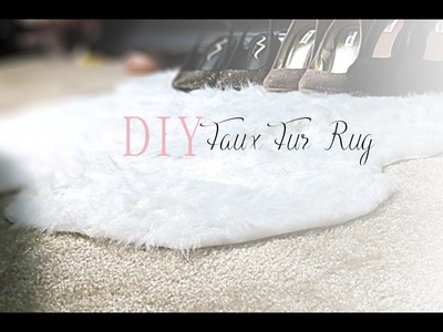 DIY: Faux Fur Rug