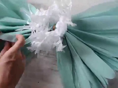 DIY Giant Crepe Paper Flower Tutorial