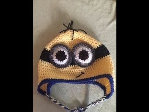 DIY how to crochet a minion hat