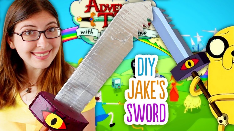 DIY Jake's Sword from Adventure Time. Perfect for Halloween!