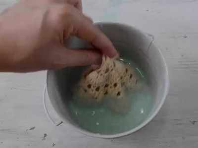 DIY lace doily bowl tutorial