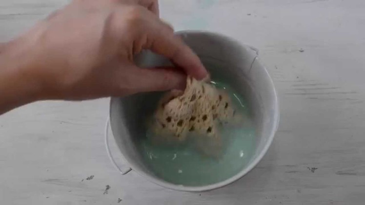 DIY lace doily bowl tutorial