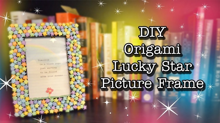 DIY: Origami Lucky Star Frame