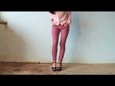 DIY: Turning Flare Jeans Into Skinny Jeans