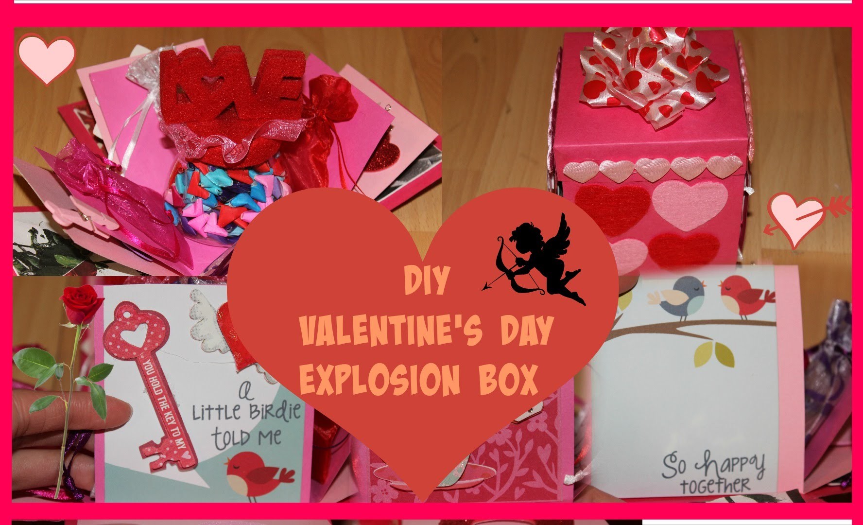 DIY VALENTINES DAY IDEAS! HOW TO MAKE AN EXPLOSION BOX