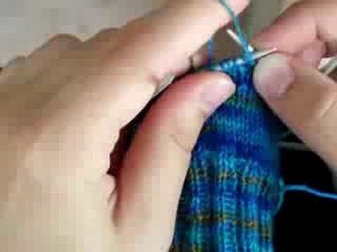 Double knitting 2 socks in 1
