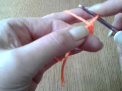 Easy amigurumi crochet magic ring tutorial.