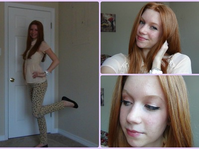 Get Ready with Me! Leopard Jeans and Peter Pan Collar!