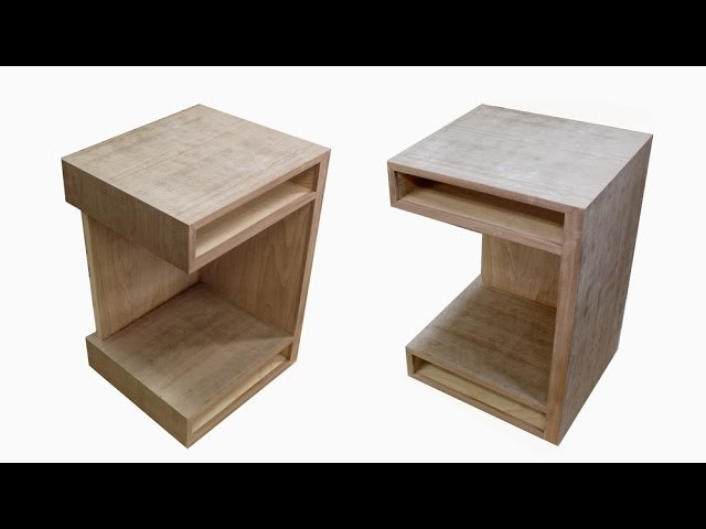 How to Build a Bedside Table – Nightstand Mid Century Modern