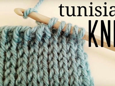 How to crochet Tunisian Knit Stitch (TKS) - Tunisian Crochet