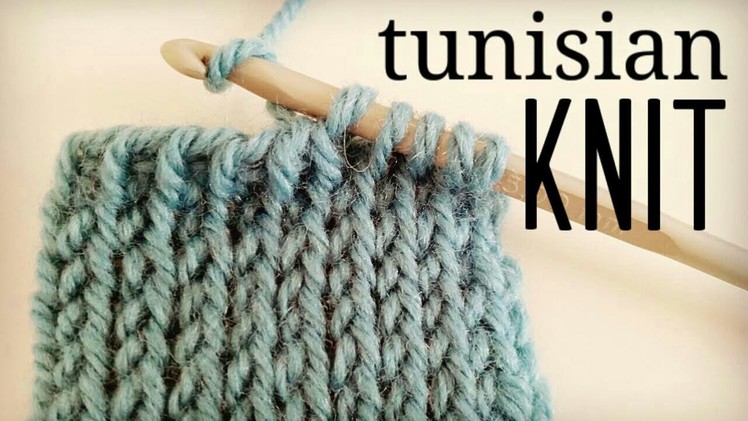 How to crochet Tunisian Knit Stitch (TKS) - Tunisian Crochet