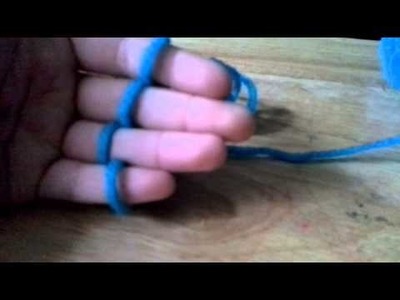 How to finger knit a headband
