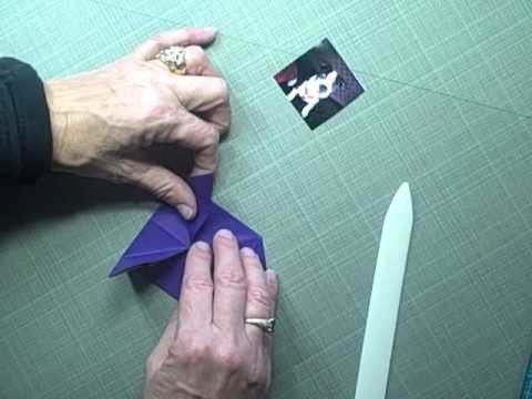 How to fold an Origami Picture Frame Ornament