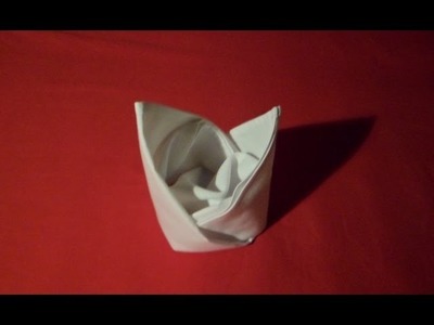How To Fold Napkins - Bishop's Hat (Napkin Folding)