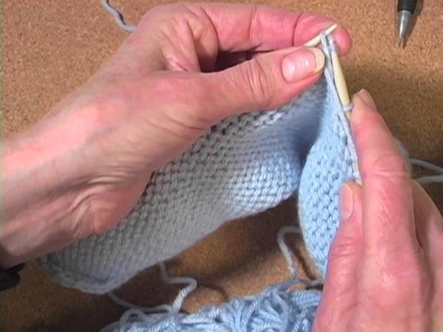 How to Knit a Sweater Part 4: Bind off Placket Stitches