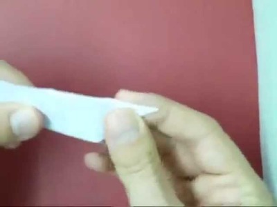 How to make a easy origami sailboat