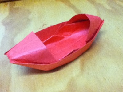 How to Make an Origami Boat - Paper Sampan or Motorboat - Step by Step Instructions - Tutorial