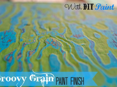 How to paint Wood Grain in layers with chalk type paint