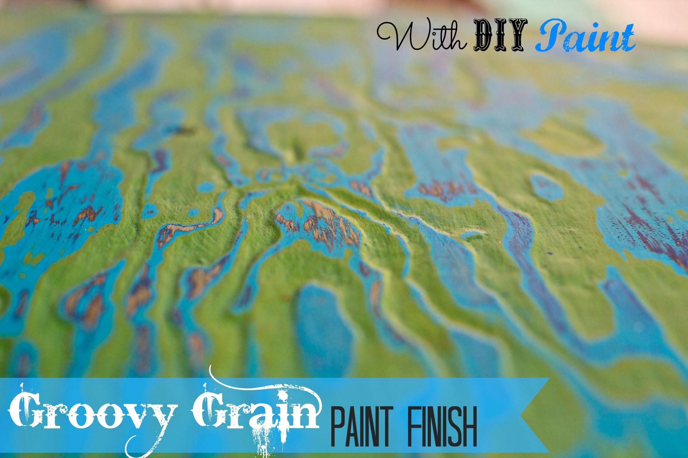 How to paint Wood Grain in layers with chalk type paint