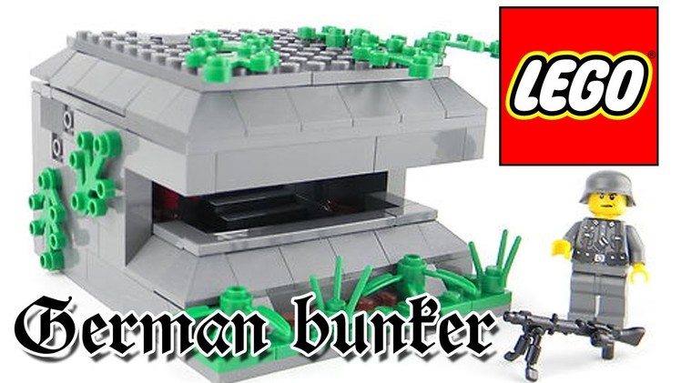 LEGO WWII bunker, instructions TUTORIAL - DIY
