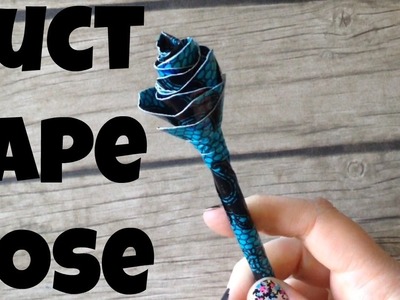 Make a Duct Tape Rose Pencil (Dollar Store Crafts)