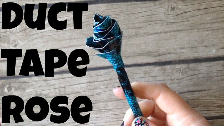 Make a Duct Tape Rose Pencil (Dollar Store Crafts)