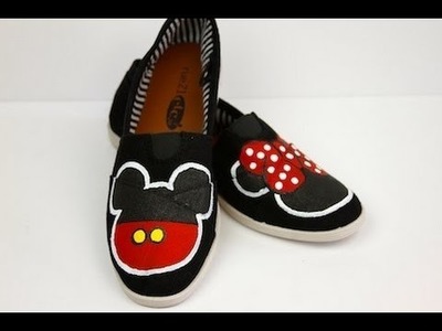 Mickey & Minnie DIY Disney Shoes | ShowMeCute