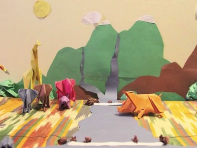Opaque Nature- awesome Origami STOP MOTION music video
