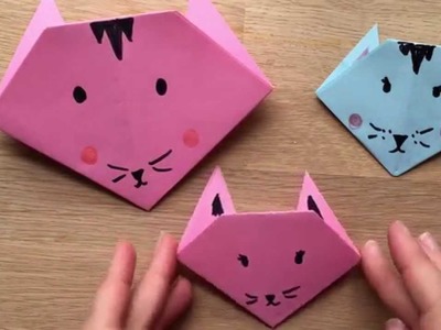 Origami Cat How To