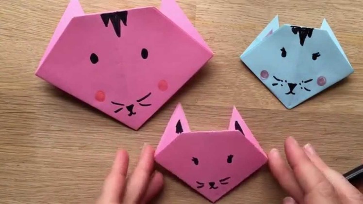 Origami Cat How To