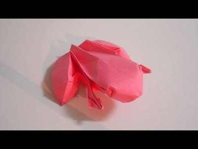Origami Frog (Ranoshi) - Sapo de origami