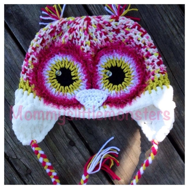 Owl Crochet Hats by Mommy's Little Monsters