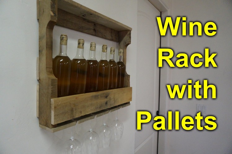 Pallet Wine Rack - Easy, Simple DIY Project