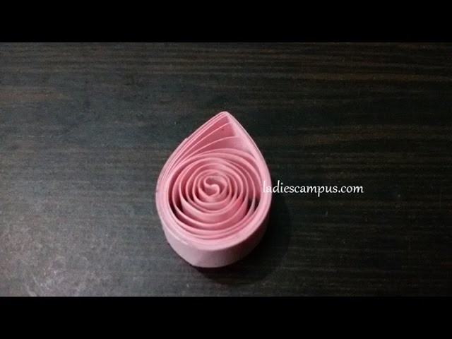Paper Quilling | Tutorial | DIY | Learn how to make Paper Quilling Shape No 3 - Tear Drop