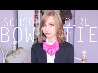 Schoolgirl Bow Tie Tutorial