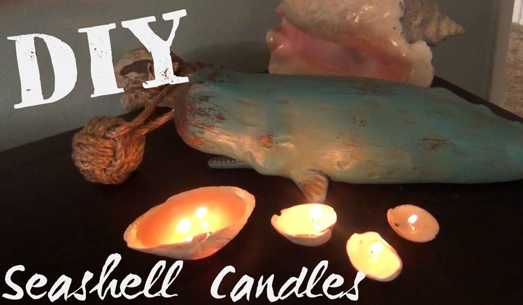 Seashell Candles ♥ DIY Décor