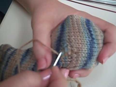 Sock Darning - "The Accidental Hole," part 1