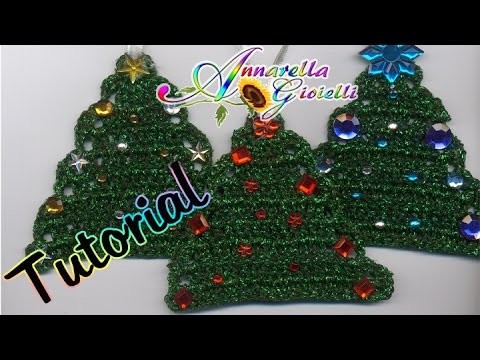 Tutorial Alberello di Natale all'Uncinetto | How to crochet a Christmas Tree