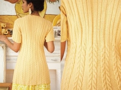 #21 Cabled Tunic, Vogue Knitting Early Fall 2010