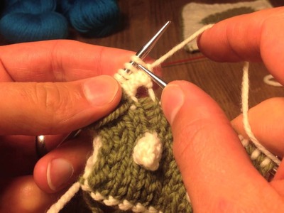 A Sockmatician Tutorial - 5-Stitch Bobbles in Double-Knitting