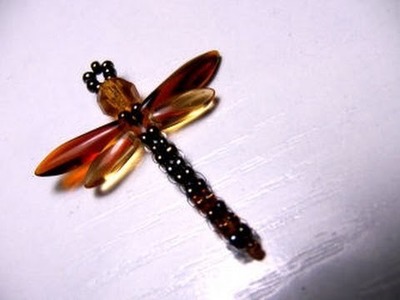 Beading Tutorials - Dragonfly using beads