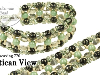 Beadweaving 770 - Vatican View Bracelet (RounDuo & Pinch Beads)