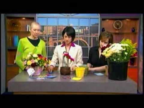 Create a flower basket for mom on Mother's Day