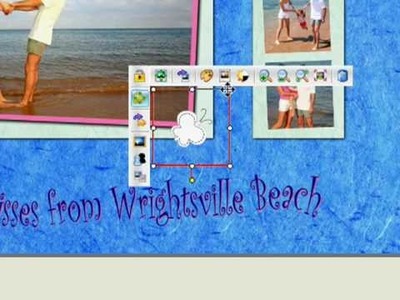 Digital scrapbooking : embellishements to decorate pages with Studio-Scrap, a scrapbook software