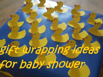 DIY baby shower gift! DIY baby shower giveaway! baby shower gift wrapping ideas!